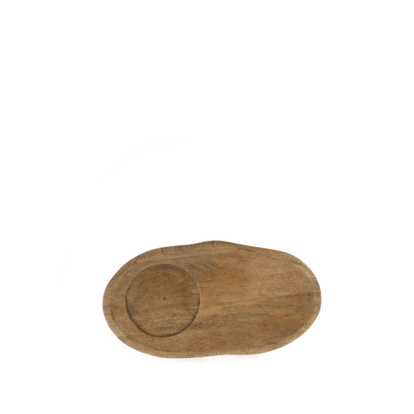 Bastion Collections - Unterteller Holz - oval "natural" 